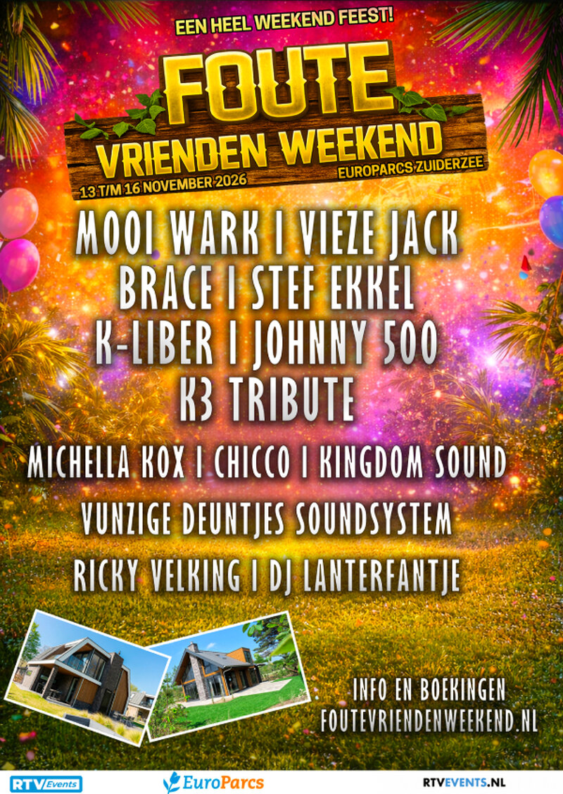 Foute Vrienden Weekend 2026